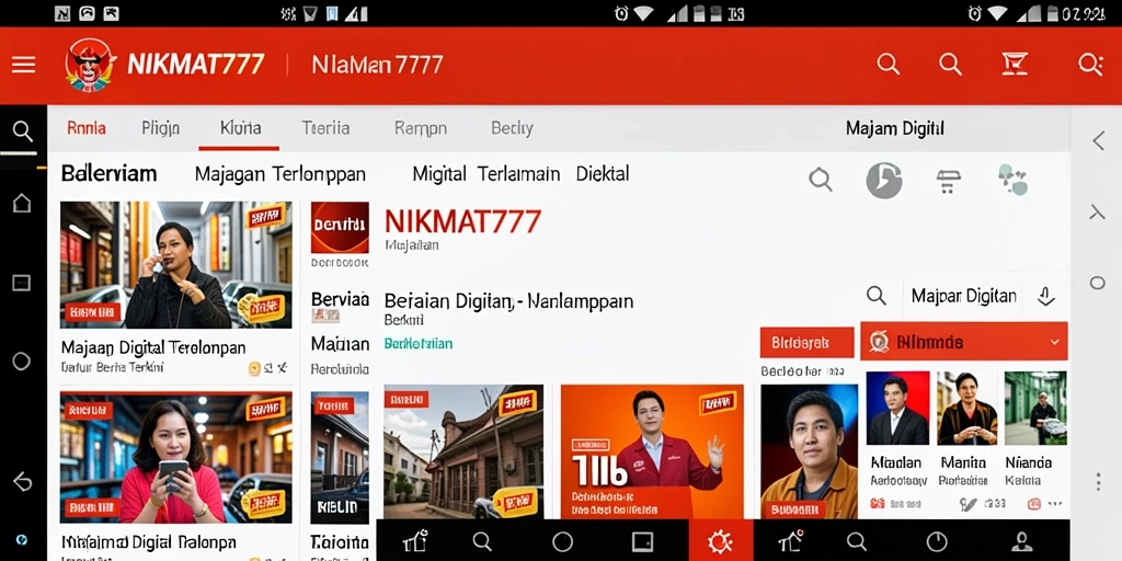 Tampilan antarmuka NIKMAT777 yang menarik dan mudah digunakan.