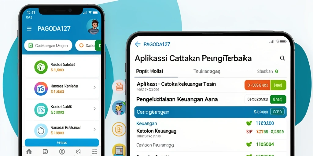 Antarmuka aplikasi Catatan Keuangan yang user-friendly.