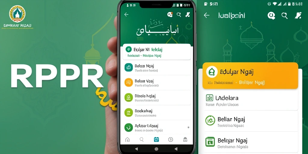 Antarmuka RPRR yang interaktif untuk belajar Ngaji dengan mudah.