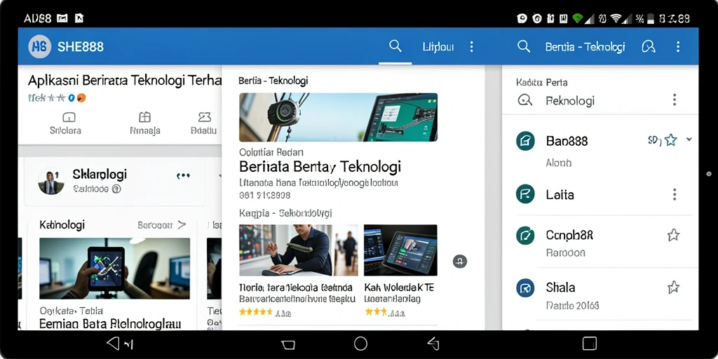 Antarmuka SHE888 yang menarik dan informatif tentang teknologi.